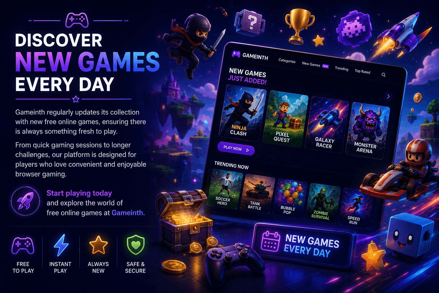 Discover New Games Every Day